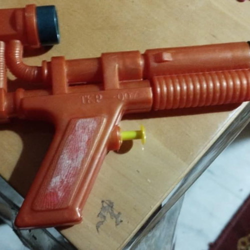Vintage space water gun used, 1970s