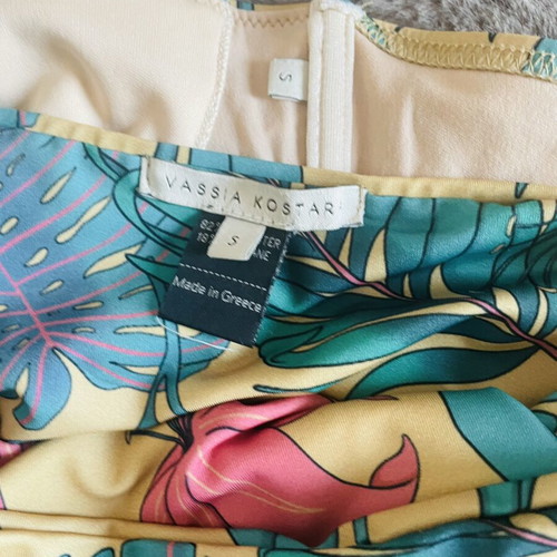 Vassia Kostara bikini small, like new, strapless top