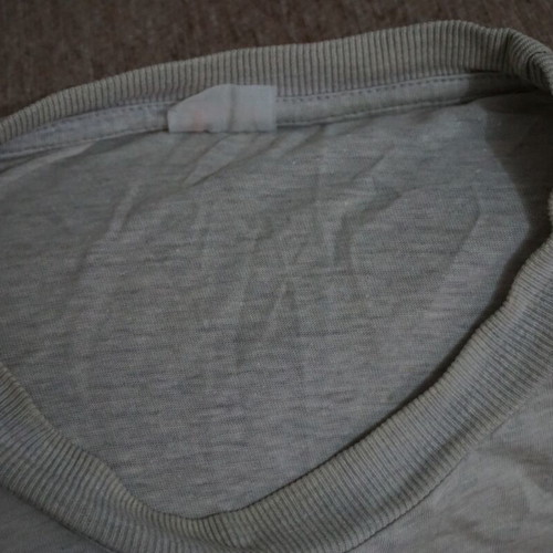 Men's short-sleeve t-shirt used, gray, size L