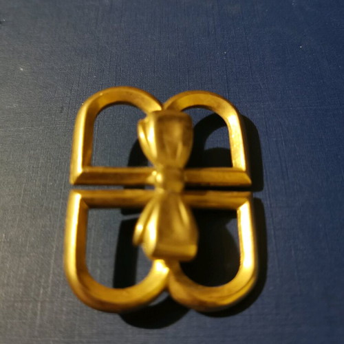 Balenciaga Broche d'or vintage brooch used, gold color