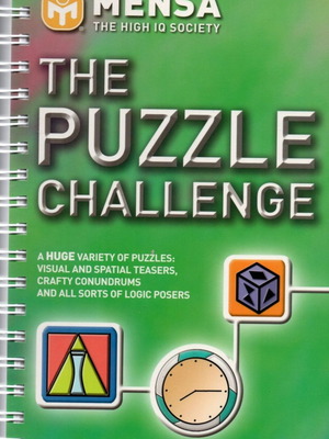 Mensa The Puzzle Challenge new, puzzle book in Greek