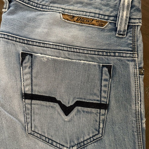 Diesel distressed jeans light blue size W32 used