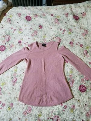 Charter Club luxury cashmere sweater new, pink, size S