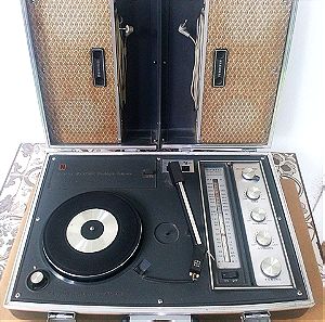 NATIONAL SG-760A Portable Record Player & Radio (ΦΟΡΗΤΟ ΠΙΚΑΠ-ΡΑΔΙΟΦΩΝΟ NATIONAL ΒΑΛΙΤΣΑΚΙ)