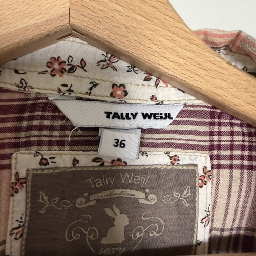 Tally Weijl checked shirt size 36 used, multicolor