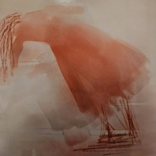 Mixed media painting like new
