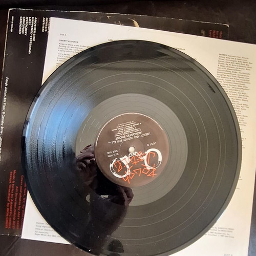 Agnostic Front Liberty and Justice for All Vinyl LP like new, punk