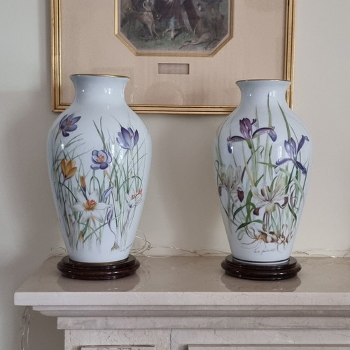 Porcelain Vases New, Designed by Niki Goulandris, Georges Boyer Limoges