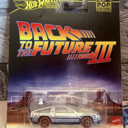 Hot Wheels Premium Back to the Future's diecast car like new