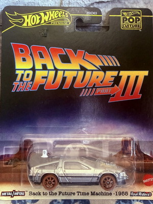 Hot Wheels Premium Back to the Future's diecast car like new