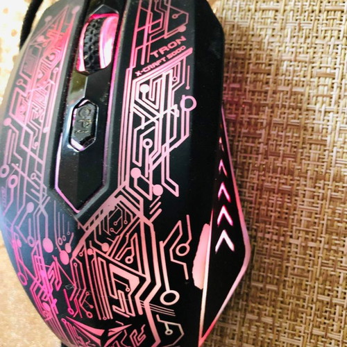 Alcatroz X-Craft Pro Tron 5000 used optical gaming mouse