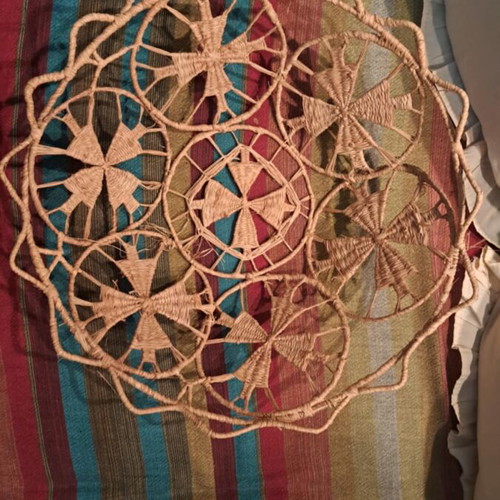 Large handmade basket-paneri like new, diameter 50cm