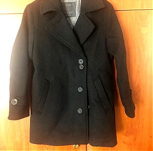 Παιδικό παλτό Zara μαύρο