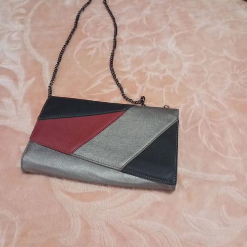 Handbag like new, black and gray