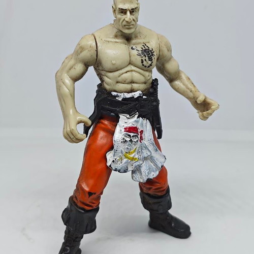 Collectible Chap Mei Pirate figure like new with scorpion tattoo