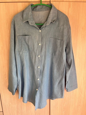 Denim shirt like new one size blue