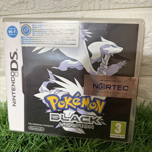 Pokémon Black Version Nintendo DS new, Greek sealed