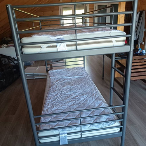 IKEA SVARTA metal bunk bed