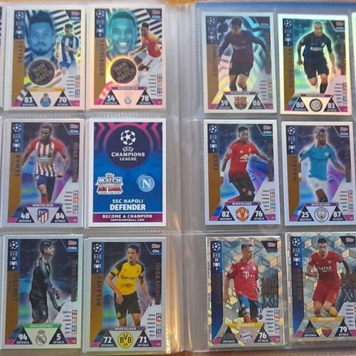 Champions League 2018-2019 Match Attax album with 424/443 cards like new