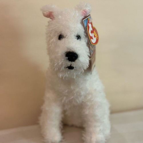 Milou (Snowy) Tintin collectible plush like new