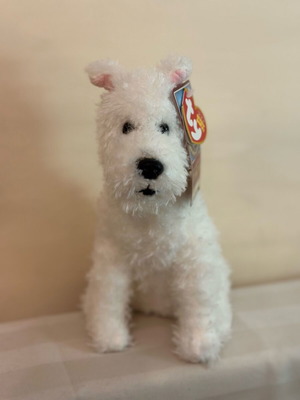 Milou (Snowy) Tintin collectible plush like new