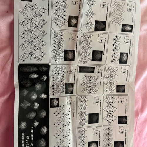 LQ Puzzle Light new lamp made of plastic parts with instructions