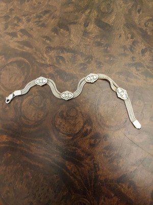 Silver handmade bracelet 925 used, 19 cm