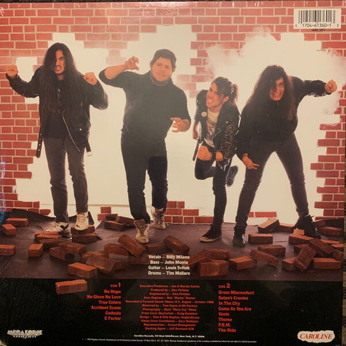 M.O.D. Gross Misconduct vinyl record used, metal
