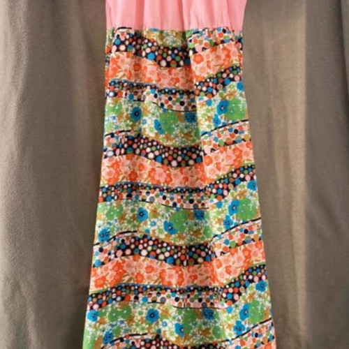 Dress like new, size M, pink multicolor