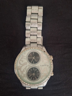 Lofty's women's watch used with double dial and strass