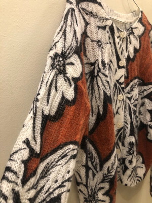 Twinset women's floral cardigan like new, multicolor No S