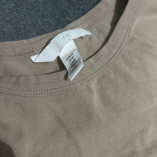 H&M beige blouse like new, size M