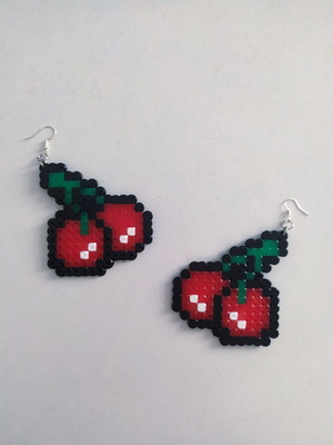 Cherries handmade earrings new