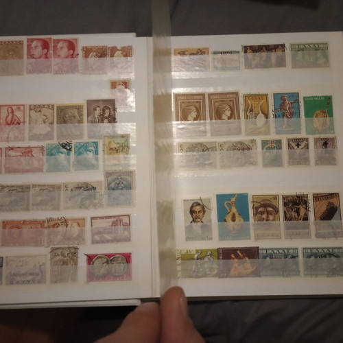 Luxury album with over 300 collectible Greek stamps like new