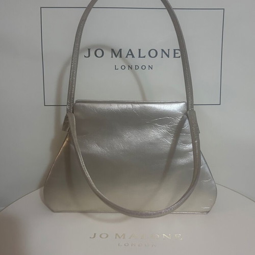 Vintage Y2K Gold Metallic Structured Clutch like new