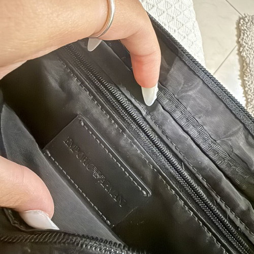 Armani Exchange shoulder bag like new, black