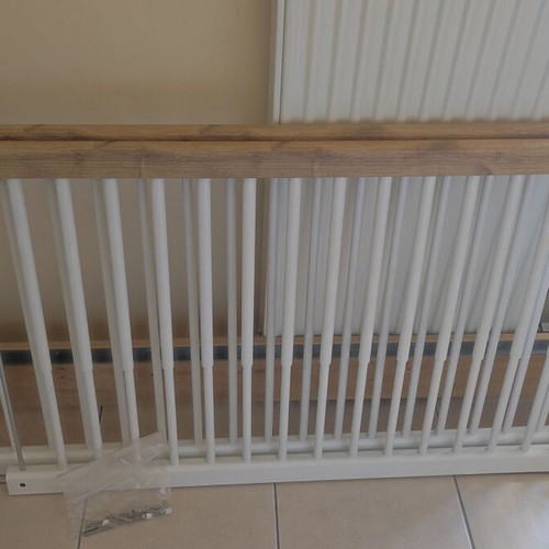 Cilek Natura Baby Cot Convertible Bed with Nightstand and Mattress used