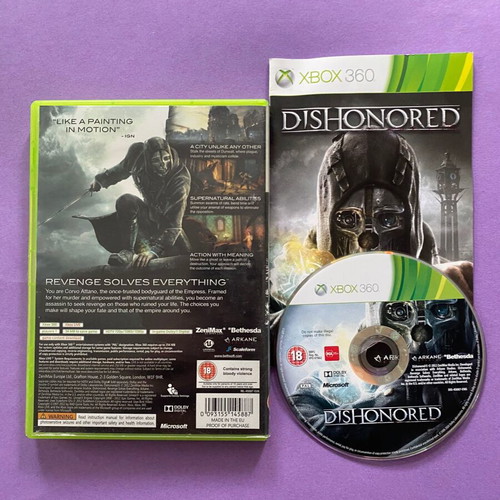 Dishonored Xbox 360 game used, action adventure