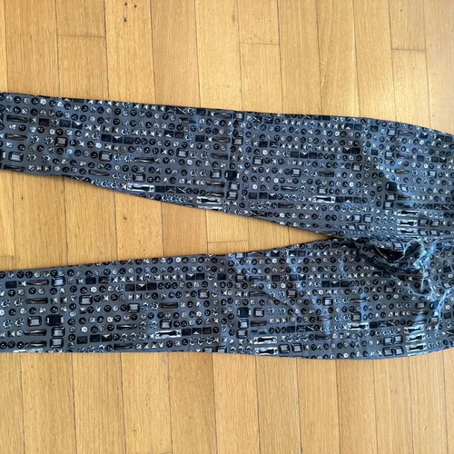 Miss Sixty leggings new with diamond pattern, small, gray