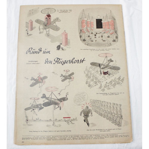 Der Adler German aviation magazine used, 19 August 1941