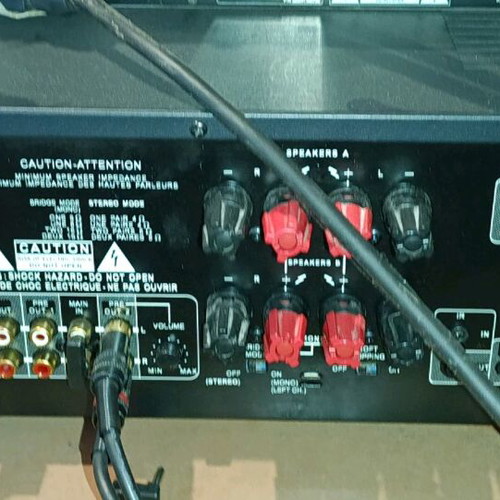 NAD integrated amplifier like new with original remote control