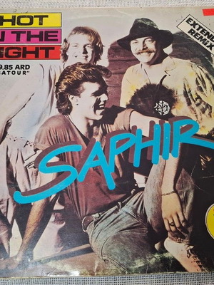 Saphir Shot In The Night Extended Remix 12' βινύλιο μεταχειρισμένο, ηλεκτρονική