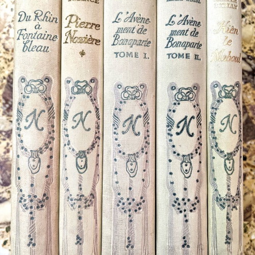 Antique books used, 5 rare Nelson editions 1900-1930