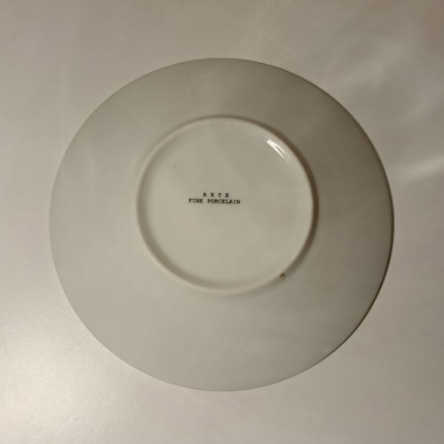 Porcelain espresso cup saucer Arte - Fine Porcelain new, 14.2 cm diameter