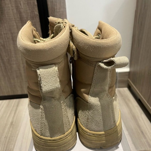 Swat boots like new, gordura leather, zipper, waterproof, size 40, beige