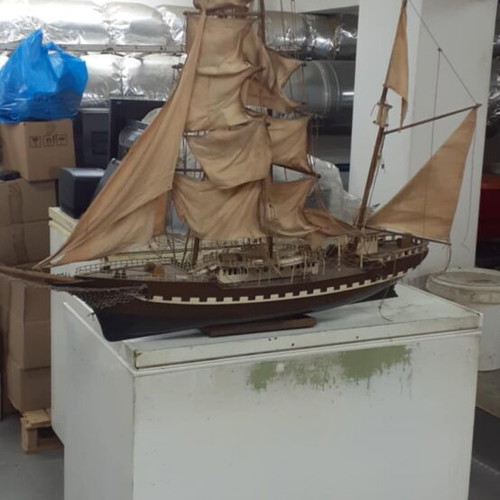 Decorative old ship used