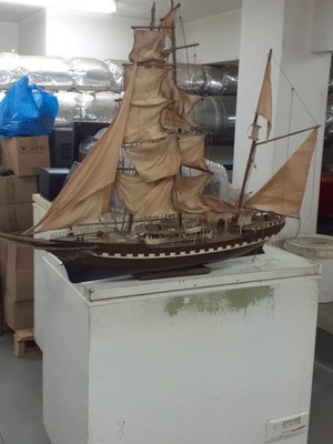 Decorative old ship used
