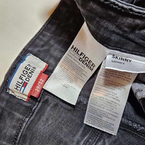 Hilfiger Denim men's grey jeans, size S