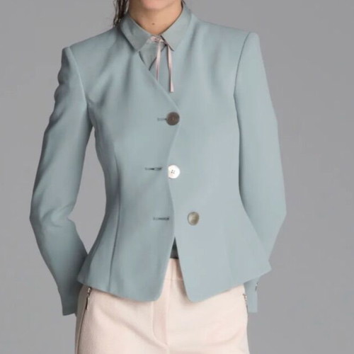 Emporio Armani women's mint turquoise jacket