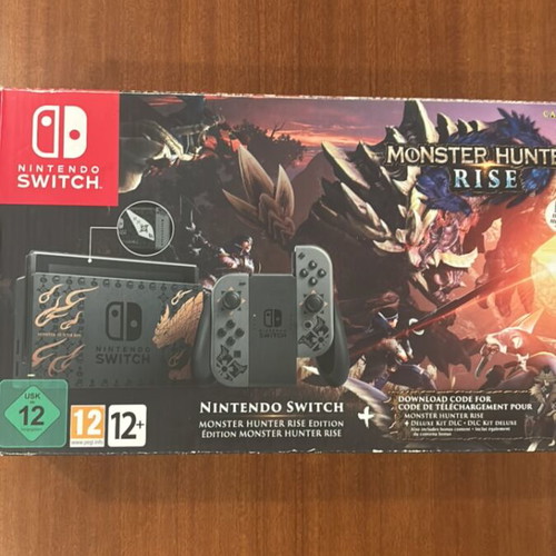 Nintendo Switch Monster Hunter Rise Edition box used packaging only